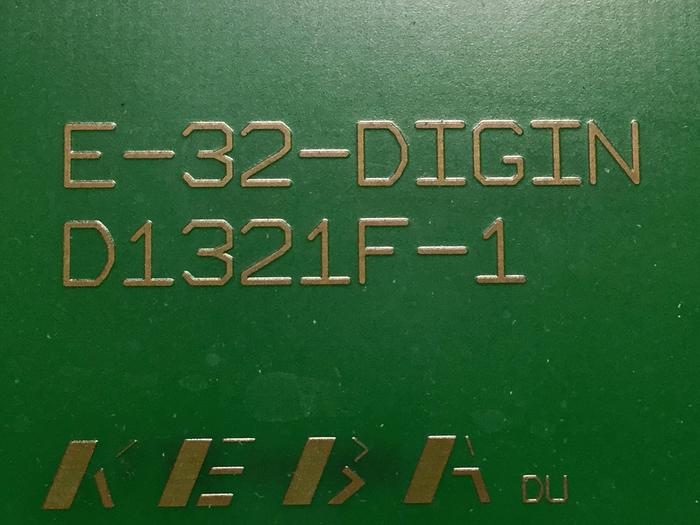 Used KEBA Input Module E-32-DIGIN D1321F-1 Used