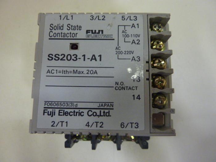 Used FUJI ELECTRIC Solid State Contactor SS203-1-A1 #51760