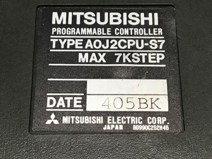 Used MITSUBISHI Programmable Controller A0J2CPU-S7 Used #114357
