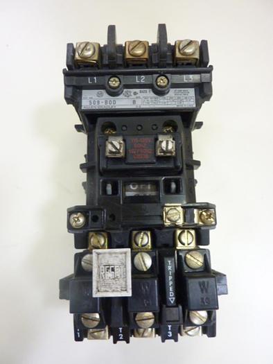 Used ALLEN BRADLEY Starter Size 1 509-BOD SER B W39 #55209