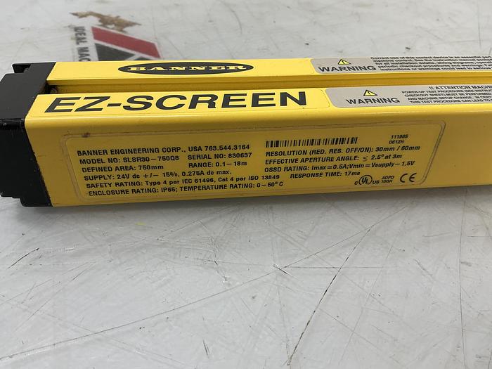 Used BANNER SLSR30-750Q8