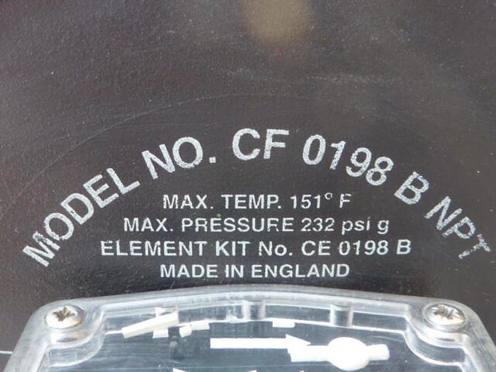 Used COMP AIR CO Filter Housing CF 0198 B NPT #32039