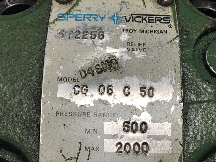 Used VICKERS Relief Valve CG06C50 Used #128950