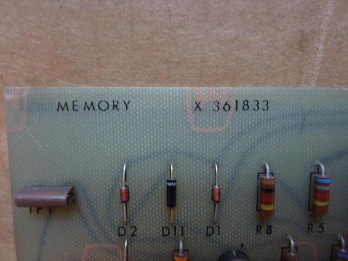 Used ALLEN BRADLEY Memory PC Board X-361833 #27249