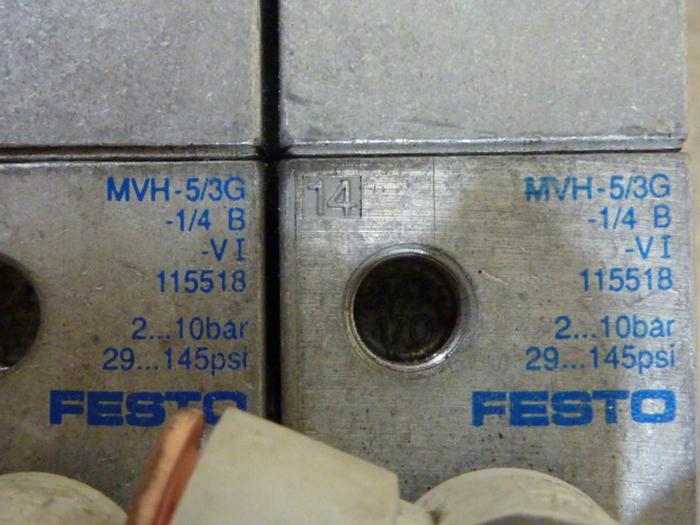 Used FESTO Control Block / Valve Terminal IFB8-02 #52780