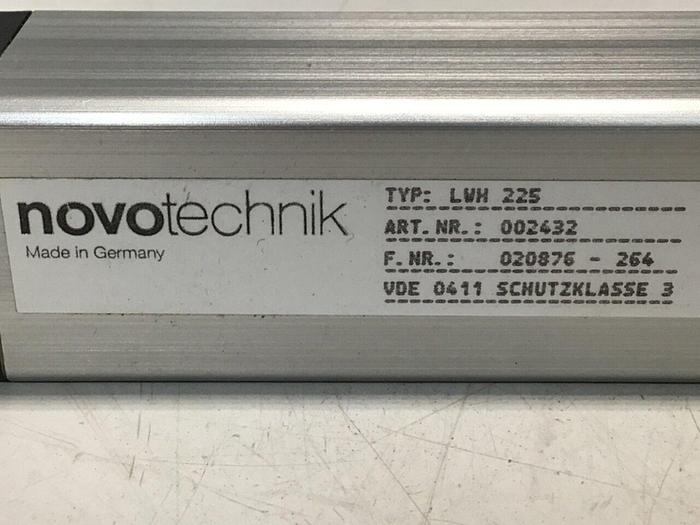Used NOVOTECHNIK Linear Transducer LWH225 Used