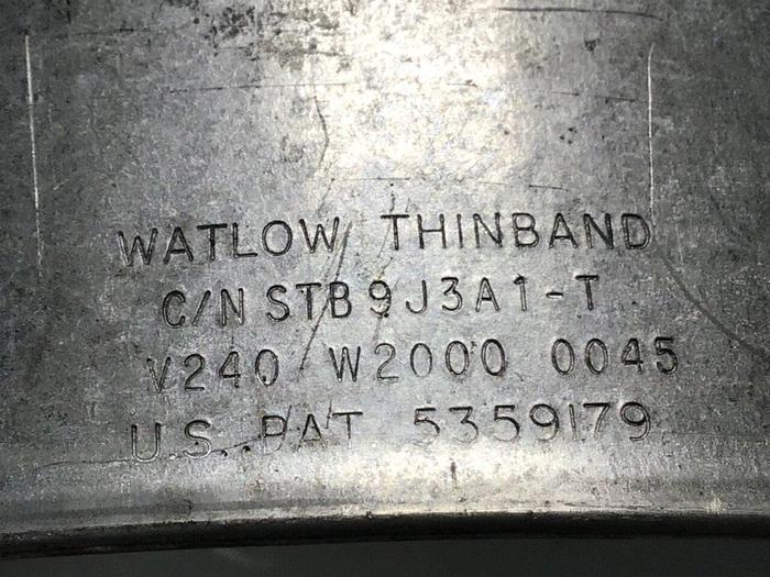 Used WATLOW 2000 Watt Heater Band STB9J3A1-T #126392