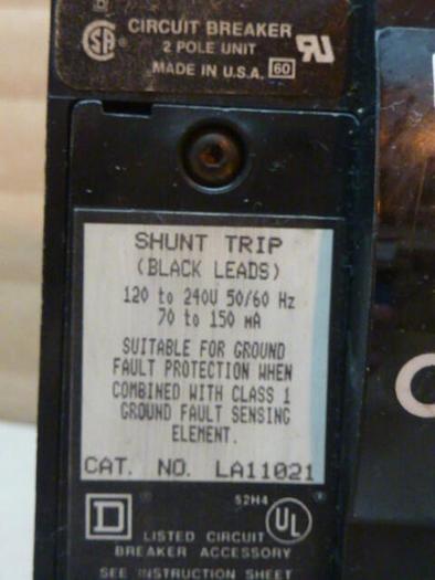 Used SQUARE D 400 Amp Circuit Breaker LAL2640036M #32126