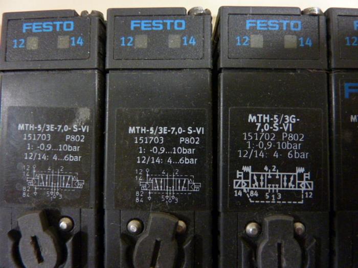 Used FESTO Control Block w/ Valves IFB8-03 #52734
