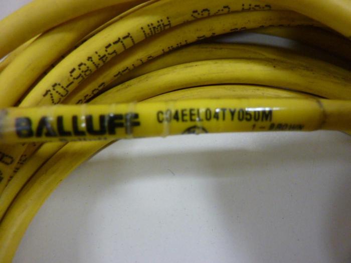 Used BALLUFF Cable C04EEL04TY050M #58124