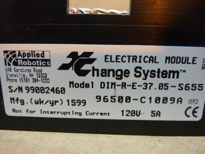 APPLIED ROBOTICS INC Electrical Module DIM-R-E-37.05-S655 #34389