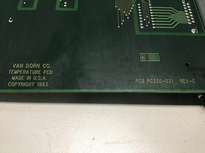 Used VAN DORN Temperature Circuit Board PC330-021 330-021 Used