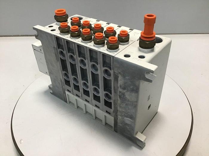 Used SMC Pneumatic Valve & Manifold VV5QC41-0503TFD #112959