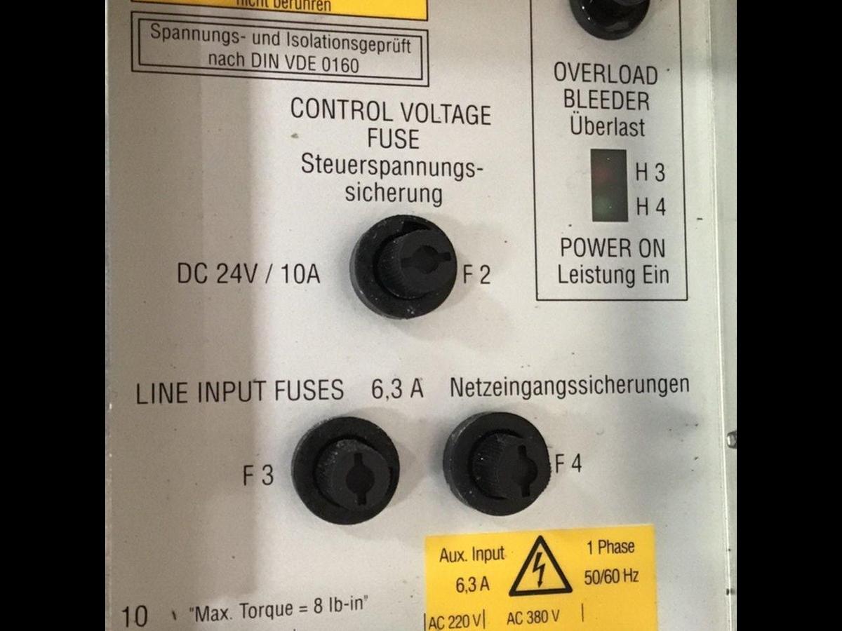 Used INDRAMAT Power Supply TVM2.4-050-220/300-W1/220-380 #123466