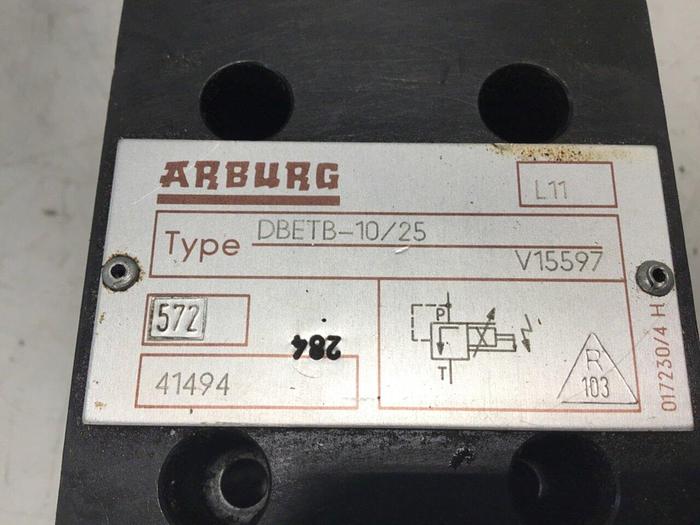 Used ARBURG Pressure Limit Valve DBETB-10/25 #136702