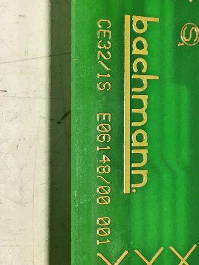 Used BACHMANN ELECTRONIC Circuit Board CE32/1S #139645