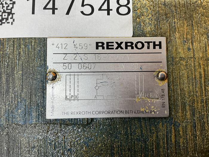 Used REXROTH Z 2 S 16-1-51/V