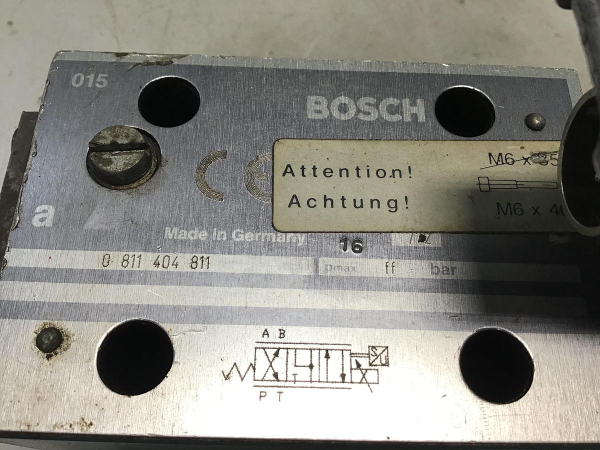 Used BOSCH Hydraulic Servo Proportional Valve 0 811 404 811 USED #138043