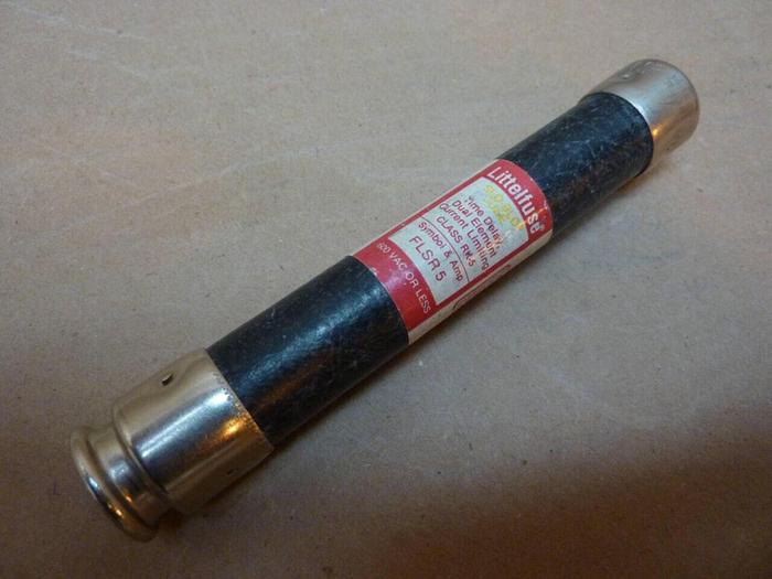 Used LITTELFUSE 5 Amp Fuse FLSR-5 #23493