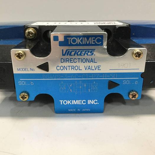 Used VICKERS Tokimec Directional Control Valve DG4VS36CC1P7H50 #95802