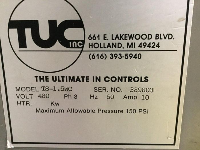 Used TUC 3 Ton Water Cooled Chiller TS-1.5WC Used