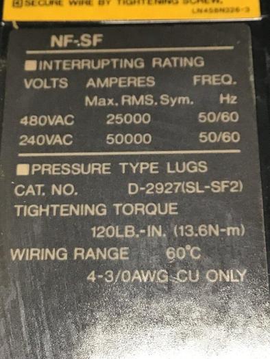 Used MITSUBISHI 125 Amp Circuit Breaker NF-SF3125 #140123