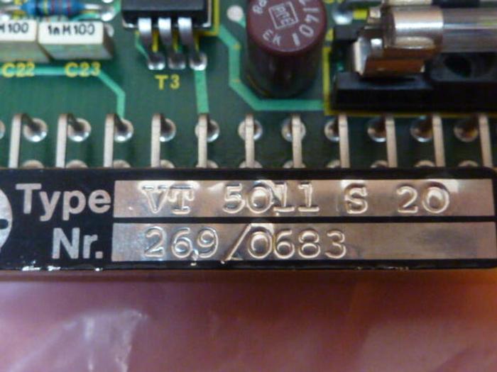 Used REXROTH Prop. Verstarker Amplifier VT5011 S20 #35450