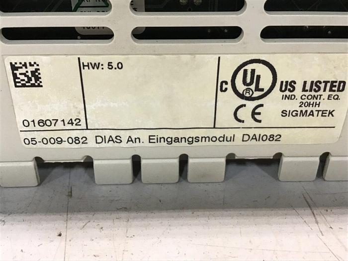 Used SIGMATEK Digital Mixing Module DAI082 05-009-082 #140272