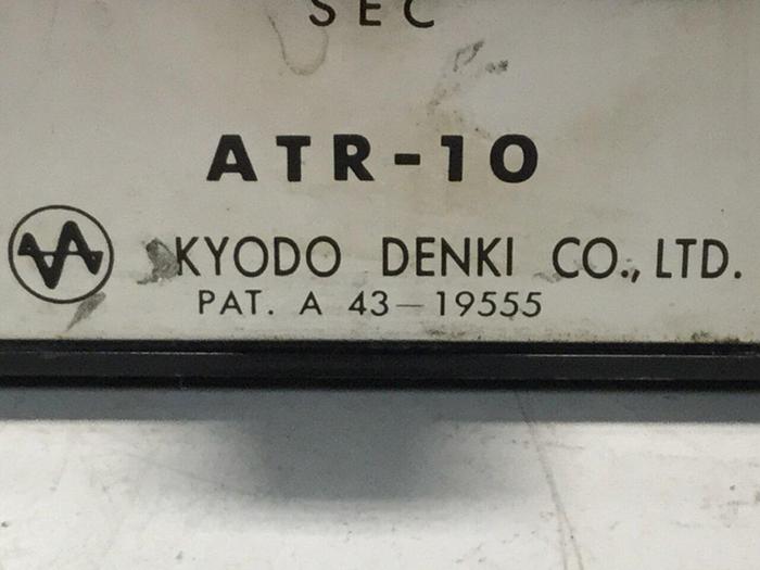 Used KYODO DENKI Delay Timer ATR-10 #109188