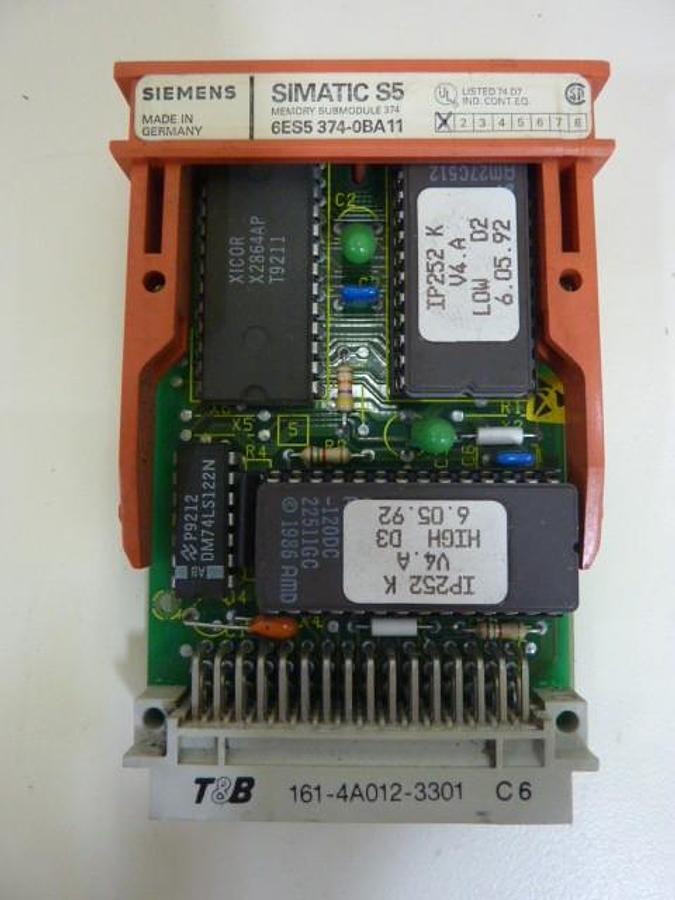 Used SIEMENS / VAN DORN SIMATIC S5 Memory 6ES5 374-0BA11 Used