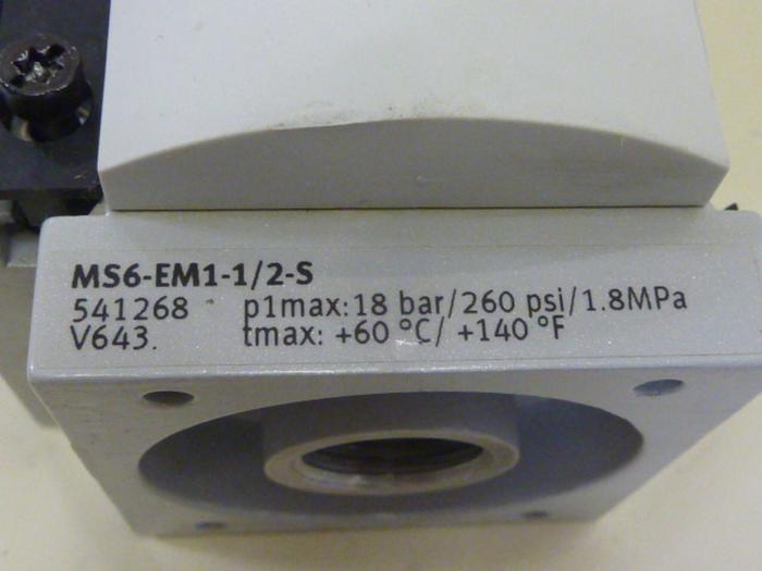Used FESTO Exhaust Valve MS6-EM1-1/2-S #64066