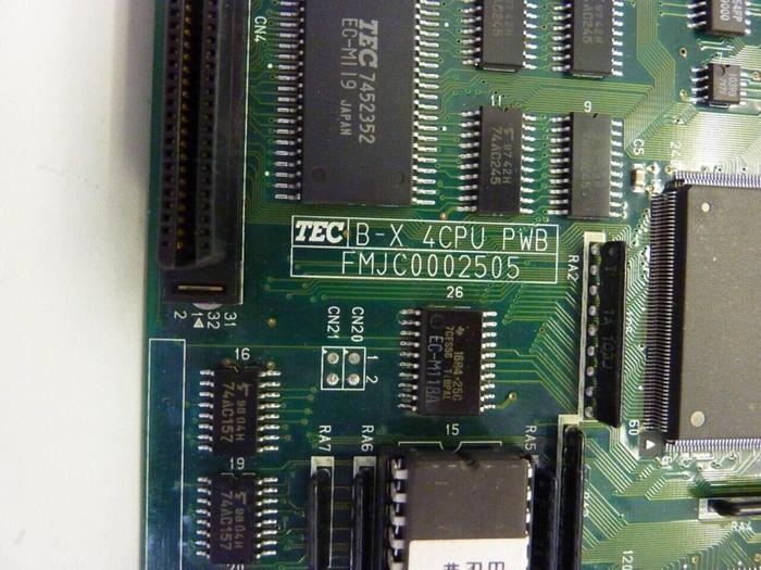 Used TEC Circuit Board B-X-4CPU-PWB #13410