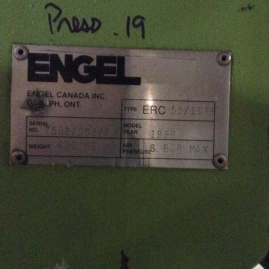 Used ENGEL End of Arm Tooling ERC 53/1STB/EOA #88119