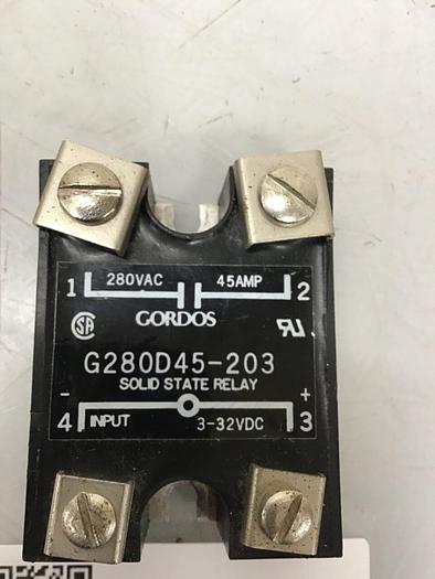 Used GORDOS Relay G280D45-203 #119010