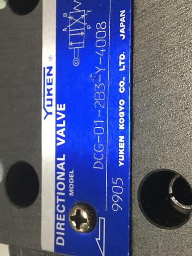 Used YUKEN Directional Valve DCG-01-2B3-Y-4008 USED