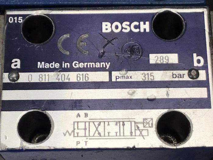 Used BOSCH 0 811 404 616 SERVO VALVE USED #144625
