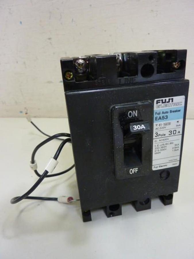 Used FUJI ELECTRIC 30 Amp Circuit Breaker EA53-30 Used