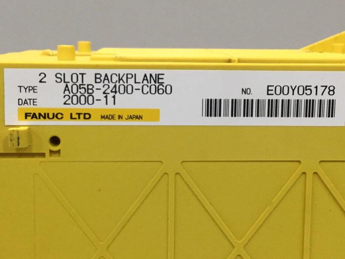 Used FANUC 2 Slot Rack Backplane A05B-2400-C060 #108919