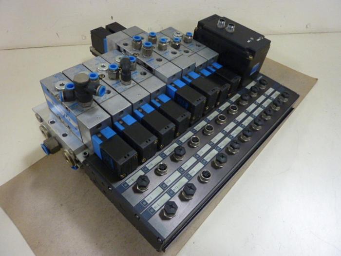 Used FESTO Control Block / Valve Terminal IFB8-02 #52822
