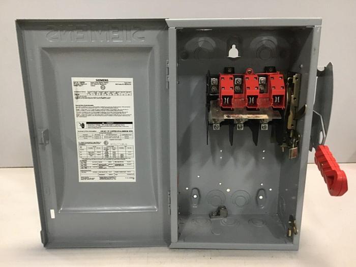 Used SIEMENS Heavy Duty Safety Disconnect Switch HNF362 #130227