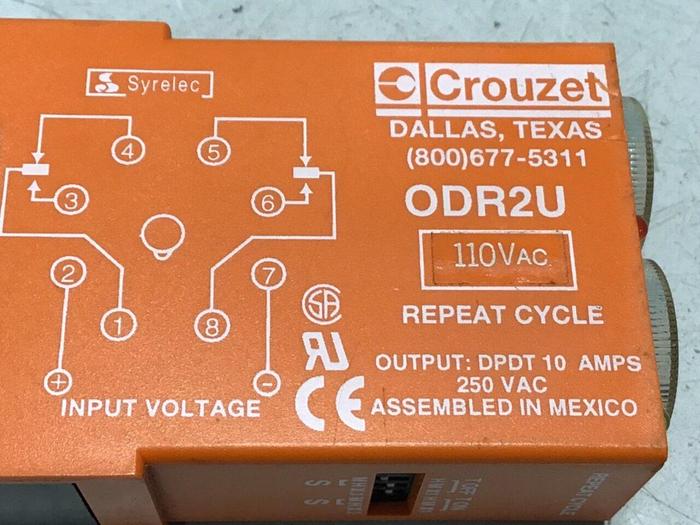 Used CROUZET Timing Relay ODR2U Used
