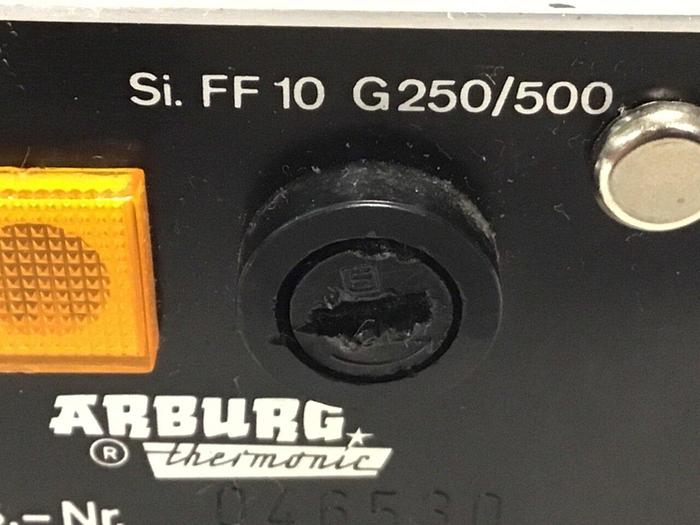 Used ARBURG Temperature Control FF10G250/500 Used