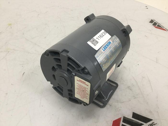Used LEESON ELECTRIC CO Motor C4T34DK5A #116239