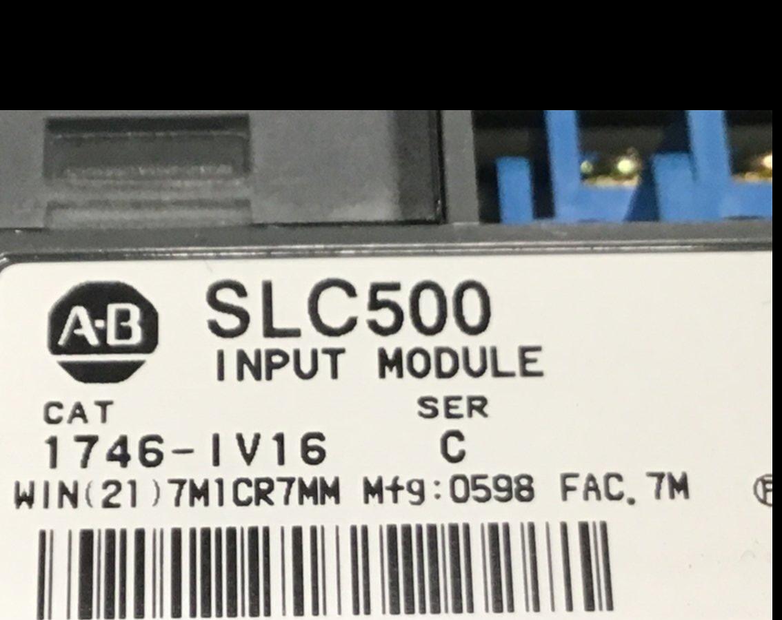 Used ALLEN BRADLEY Input Module 1746-IV16 SER C Used
