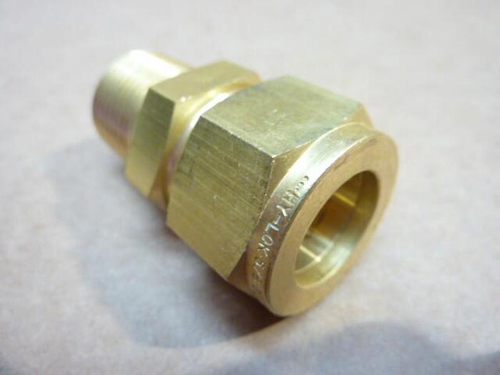 HY-LOK Brass Tube Fitting CMC10-8N-BRAS #39561