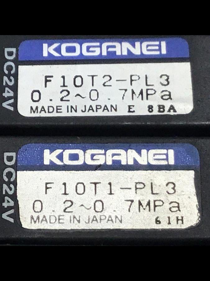 Used KOGANEI Manifold w/ Valves F10M10AJ USED