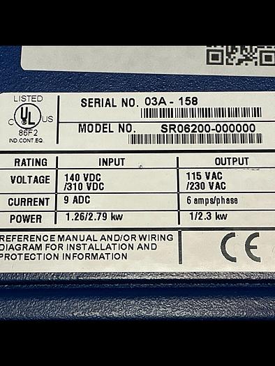 Used KOLLMORGEN SR06200-000000