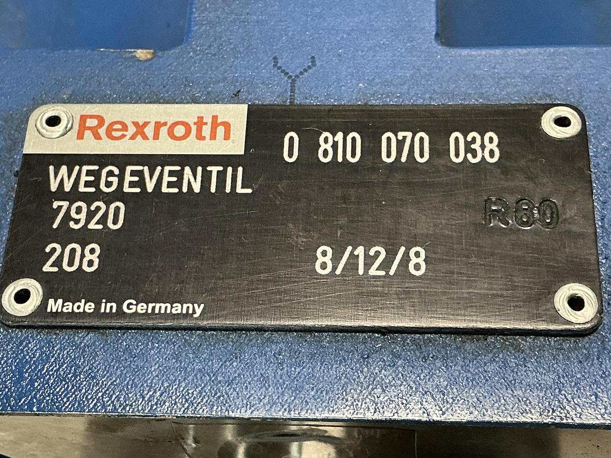Used REXROTH 0 810 070 038