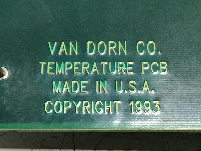 Used VAN DORN Temperature Circuit Board PC330-021 330-021 Used