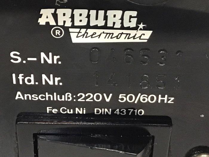 Used ARBURG Temperature Control FF10G250/500 Used